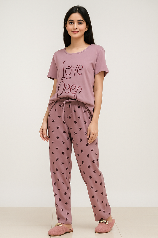 Love Sleep PJs SET T-SHIRT